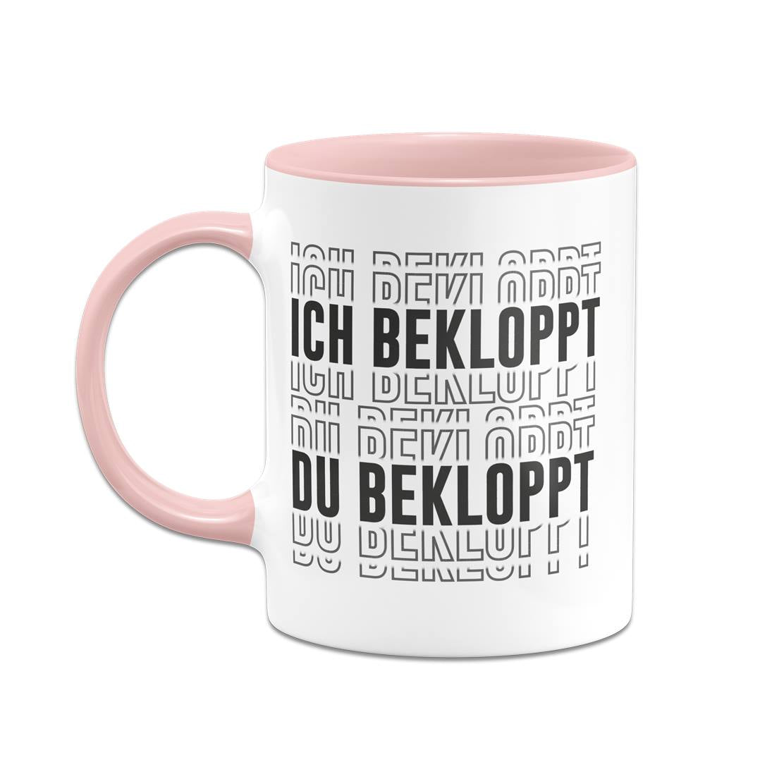 Tasse - Ich bekloppt Du bekloppt (3D Effekt)