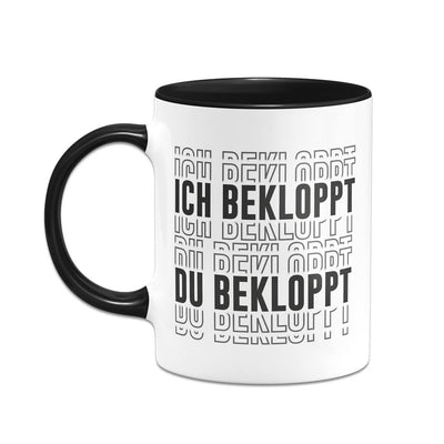 Tasse - Ich bekloppt Du bekloppt (3D Effekt)