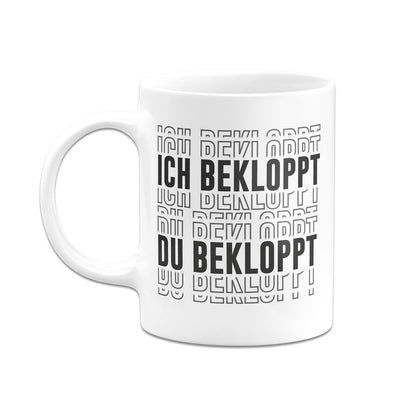 Tasse - Ich bekloppt Du bekloppt (3D Effekt)