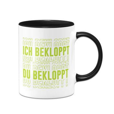 Tasse - Ich bekloppt Du bekloppt (3D Effekt)