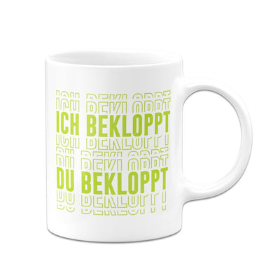 Tasse - Ich bekloppt Du bekloppt (3D Effekt)