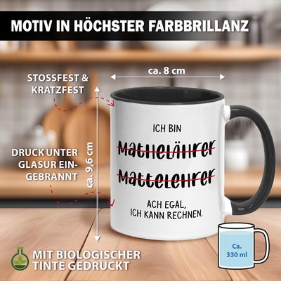 Tasse - Ich bin Mathelehrer