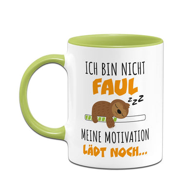 Faultier Tasse - Ich bin nicht faul. Meine Motivation lädt noch
