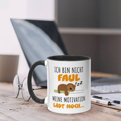 Faultier Tasse - Ich bin nicht faul. Meine Motivation lädt noch