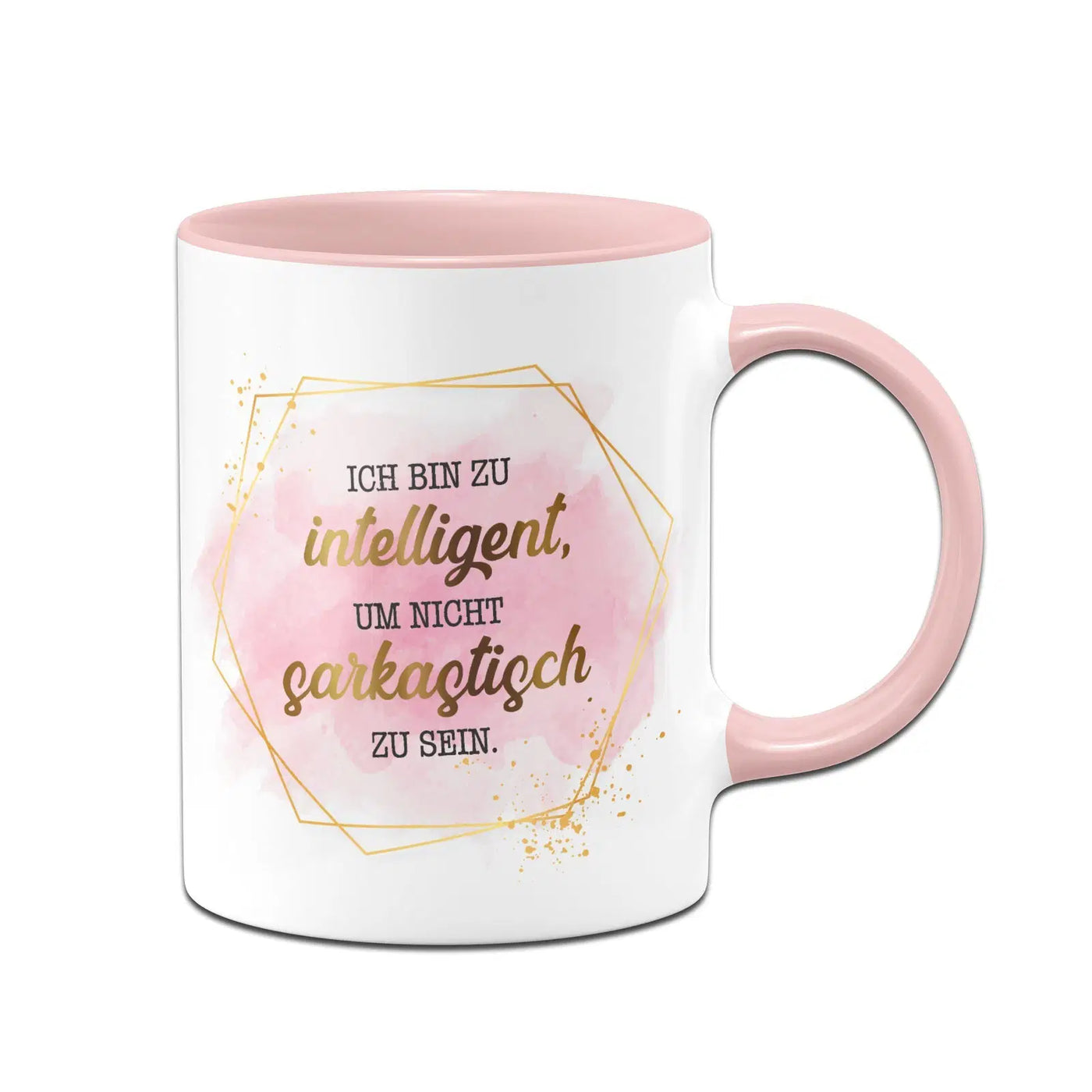 Bild: Tasse - Ich bin zu intelligent, um nicht sarkastisch zu sein. - Lady Boss Geschenkidee