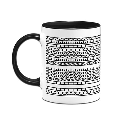 Tasse - Ich hasse Menschen-Muster (Rundumdruck)