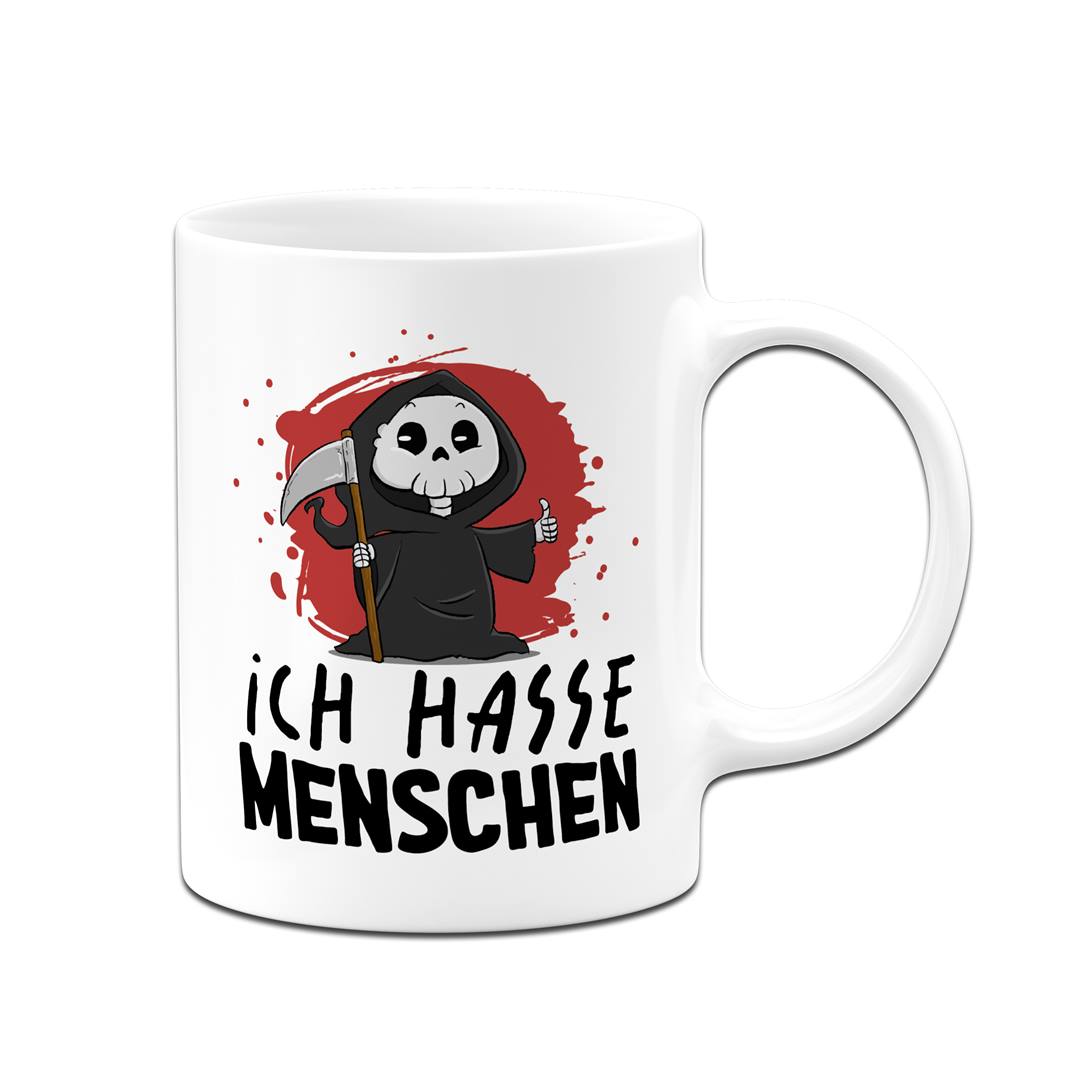 Sensebald Tasse - Ich hasse Menschen (Sensenmann)