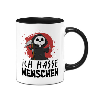 Sensebald Tasse - Ich hasse Menschen (Sensenmann)
