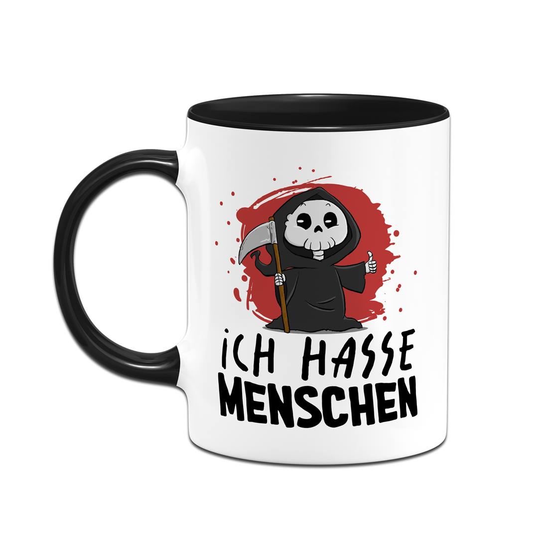 Sensebald Tasse - Ich hasse Menschen (Sensenmann)