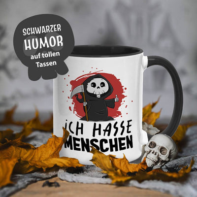 Sensebald Tasse - Ich hasse Menschen (Sensenmann)