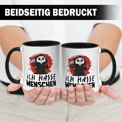Sensebald Tasse - Ich hasse Menschen (Sensenmann)