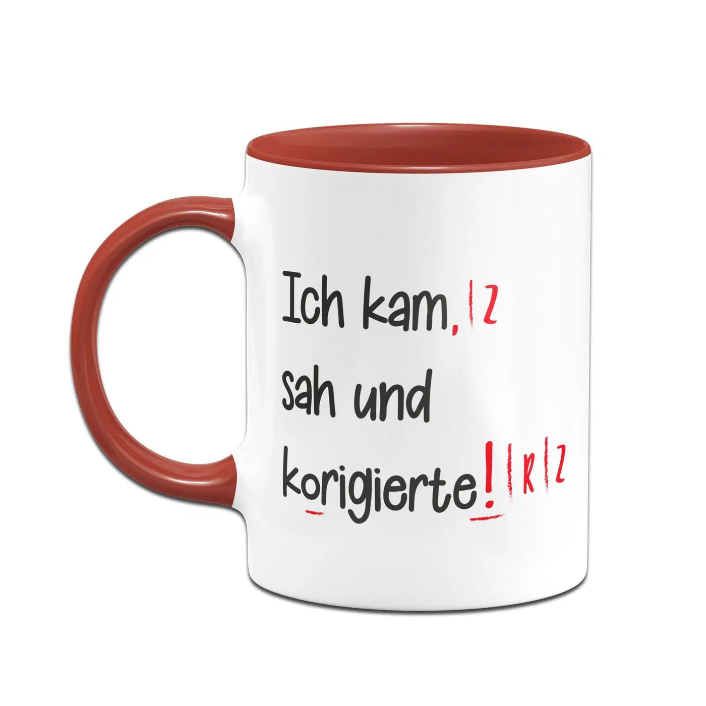 Bild: Tasse - Ich kam sah und korigierte! Geschenkidee