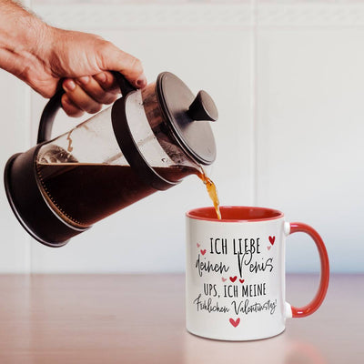 Tasse - Ich liebe Deinen Penis. Ups, ich meine Fröhlichen Valentinstag!