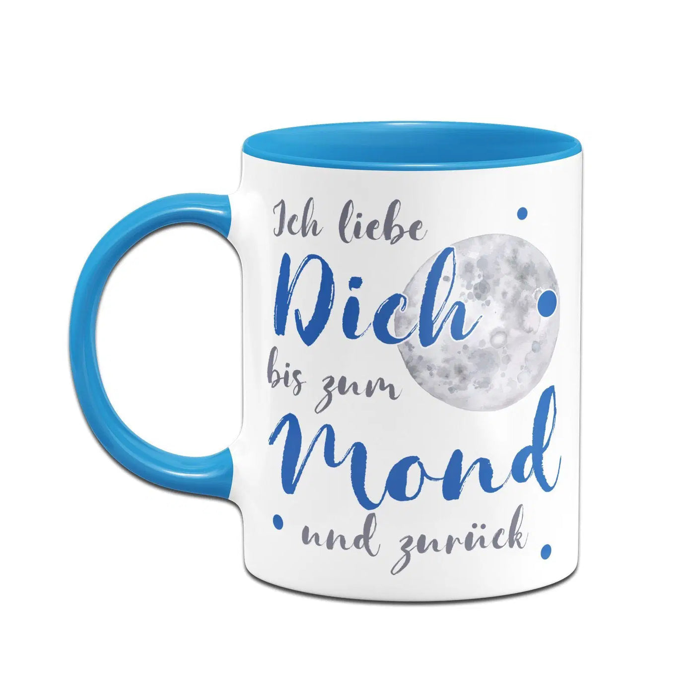 Bild: Tasse - Ich liebe Dich bis zum Mond und zurück Geschenkidee