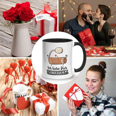 Tasse - Ich liebe Dich trotzdem (leere Klopapierrolle)