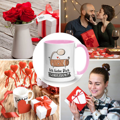 Tasse - Ich liebe Dich trotzdem (leere Klopapierrolle)