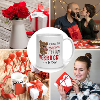 Tasse - Ich muss Dich warnen. Ich bin verrückt nach Dir!