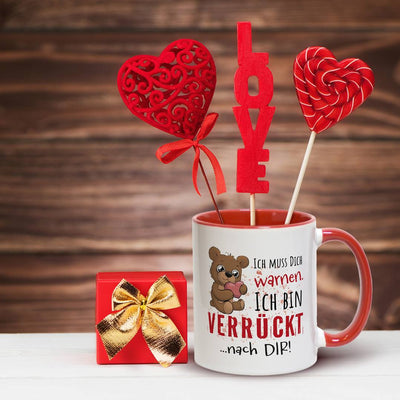 Tasse - Ich muss Dich warnen. Ich bin verrückt nach Dir!