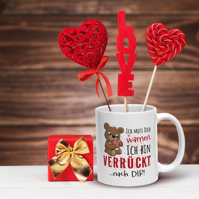 Tasse - Ich muss Dich warnen. Ich bin verrückt nach Dir!