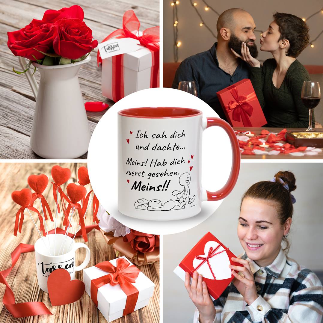 Tasse - Ich sah Dich und dachte... Meins!