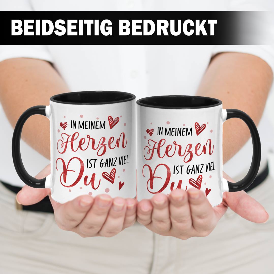 Tasse - In meinem Herzen ist ganz viel Du