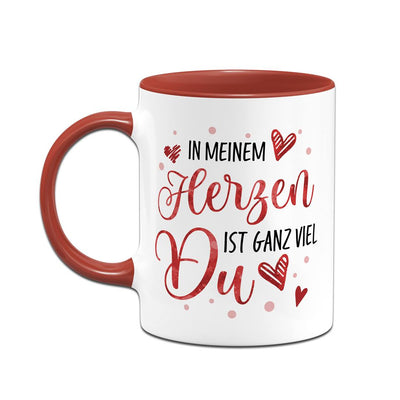 Tasse - In meinem Herzen ist ganz viel Du