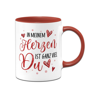 Tasse - In meinem Herzen ist ganz viel Du
