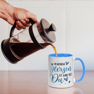 Tasse - In meinem Herzen ist ganz viel Du