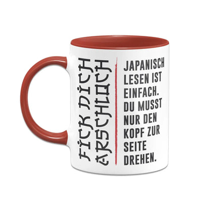 Bild: Tasse - Japanisch lesen ist einfach. Geschenkidee