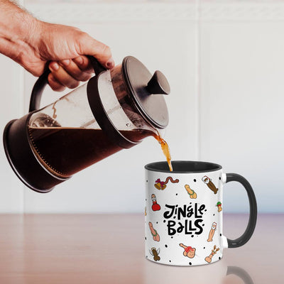 Tasse - Jingle Balls (Pimmel-Rundumdruck)