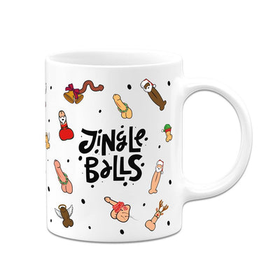 Tasse - Jingle Balls (Pimmel-Rundumdruck)