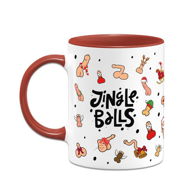 Tasse - Jingle Balls (Pimmel-Rundumdruck)