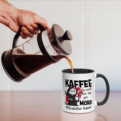 Sensebald Tasse - Kaffee, weil nicht jeder Tag mit Mord beginnen kann