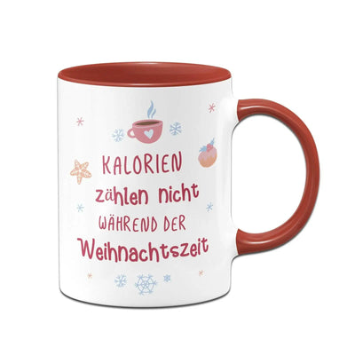 Bild: Tasse - Kalorien zählen nicht während der Weihnachtszeit Geschenkidee