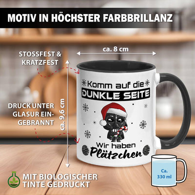 Tasse - Komm auf die dunkle Seite, wir haben Plätzchen (Sci-Fi)