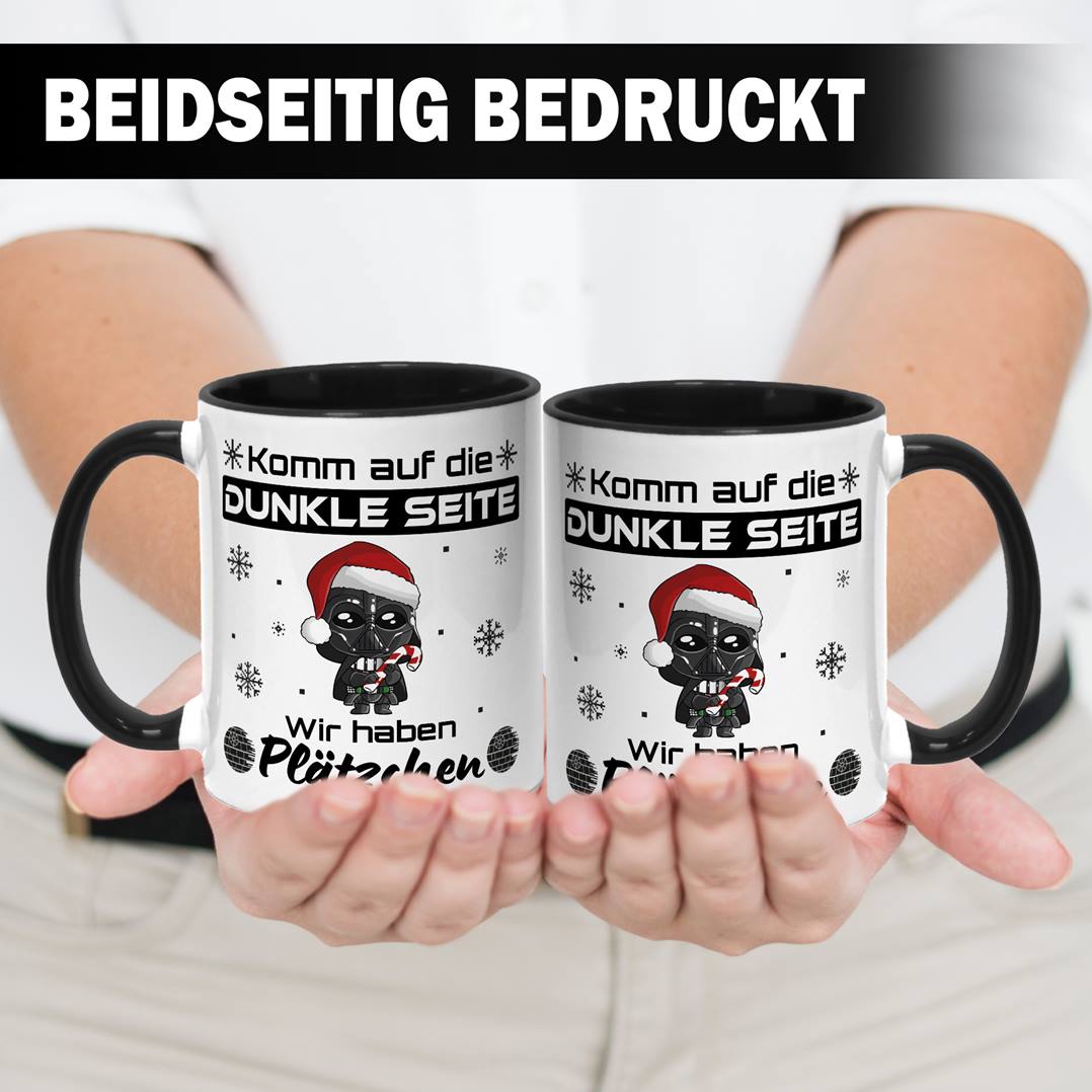Tasse - Komm auf die dunkle Seite, wir haben Plätzchen (Sci-Fi)