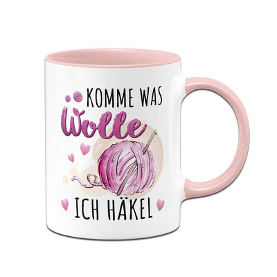 Tasse - Komme was Wolle, ich häkel