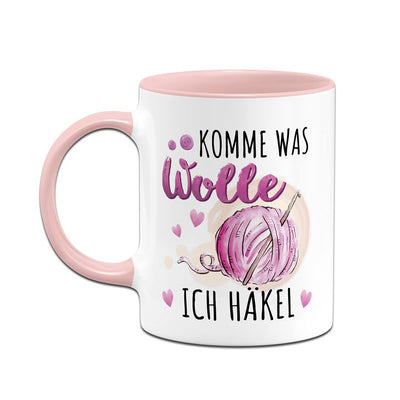 Tasse - Komme was Wolle, ich häkel