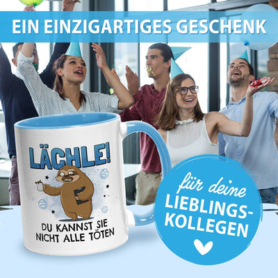 Tasse - Lächle! Du kannst sie nicht alle töten - Ratzfatz das Faultier