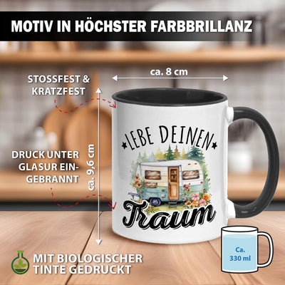 Tasse - Lebe Deinen Traum (Camper Van)