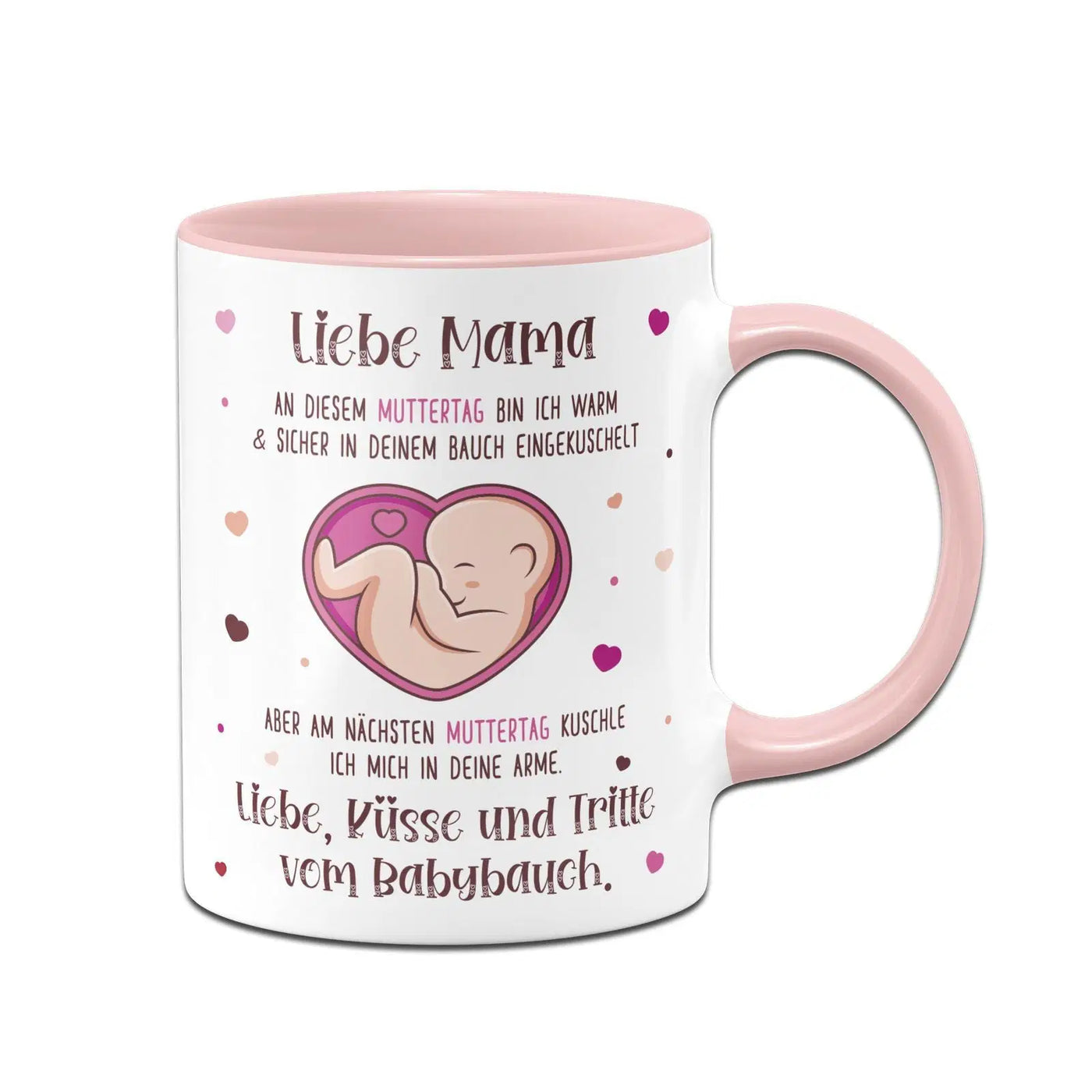 Bild: Tasse - Liebe Mama an diesem Muttertag bin noch in deinem Bauch Geschenkidee