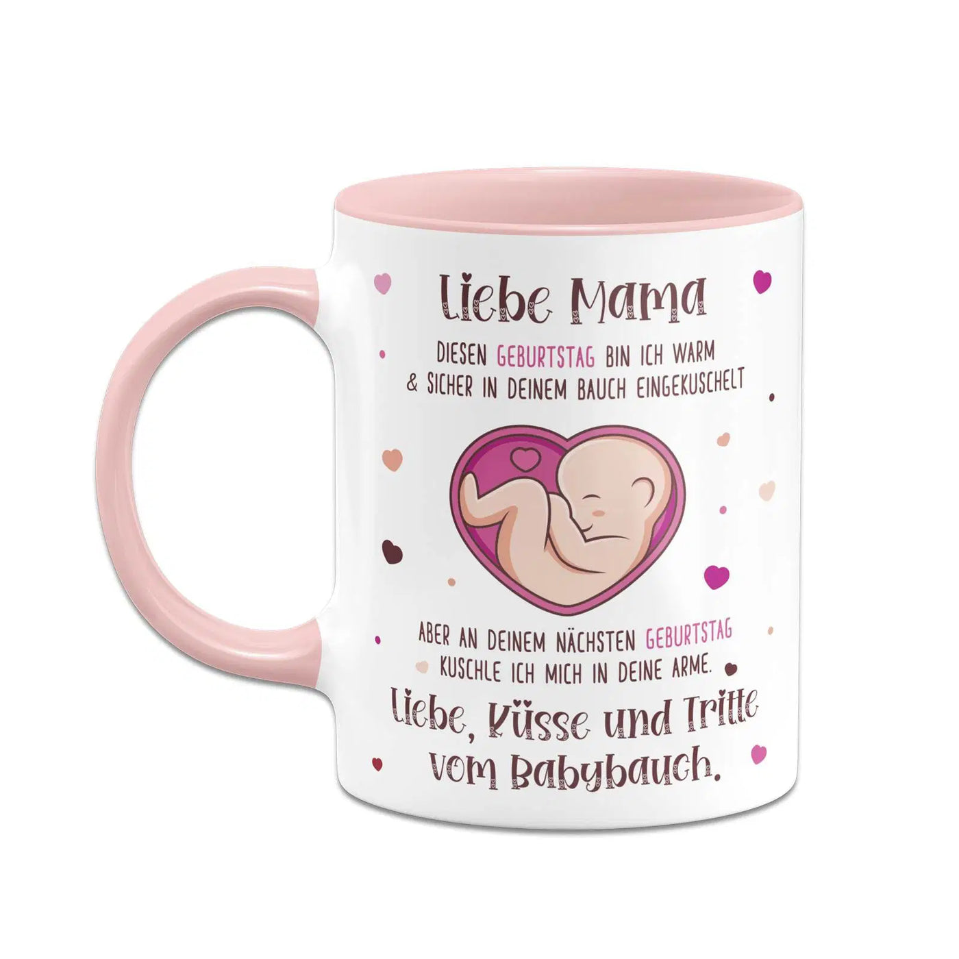 Bild: Tasse - Liebe Mama diesen Geburtstag bin noch in deinem Bauch Geschenkidee