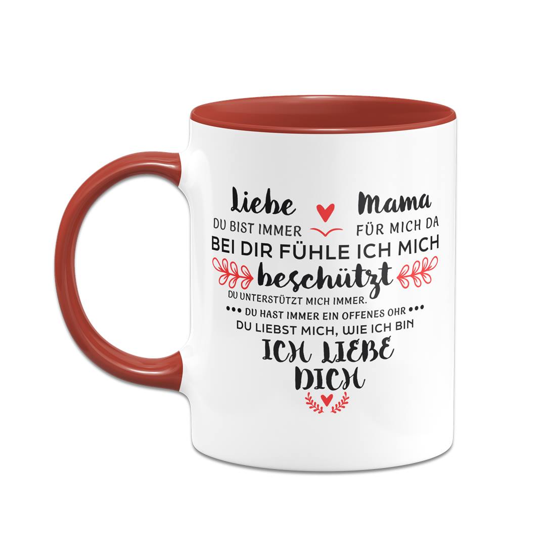 Tasse - Liebe Mama, ich liebe Dich