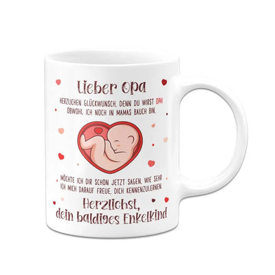 Bild: Tasse - Lieber Opa herzlichen Glückwunsch, denn Du wirst Opa! Geschenkidee