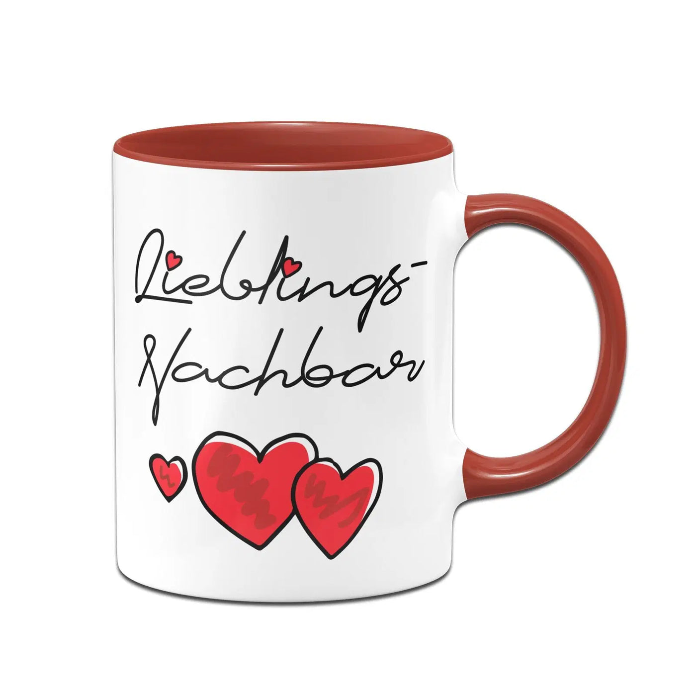Bild: Tasse - Lieblings-Nachbar (Herzen) Geschenkidee