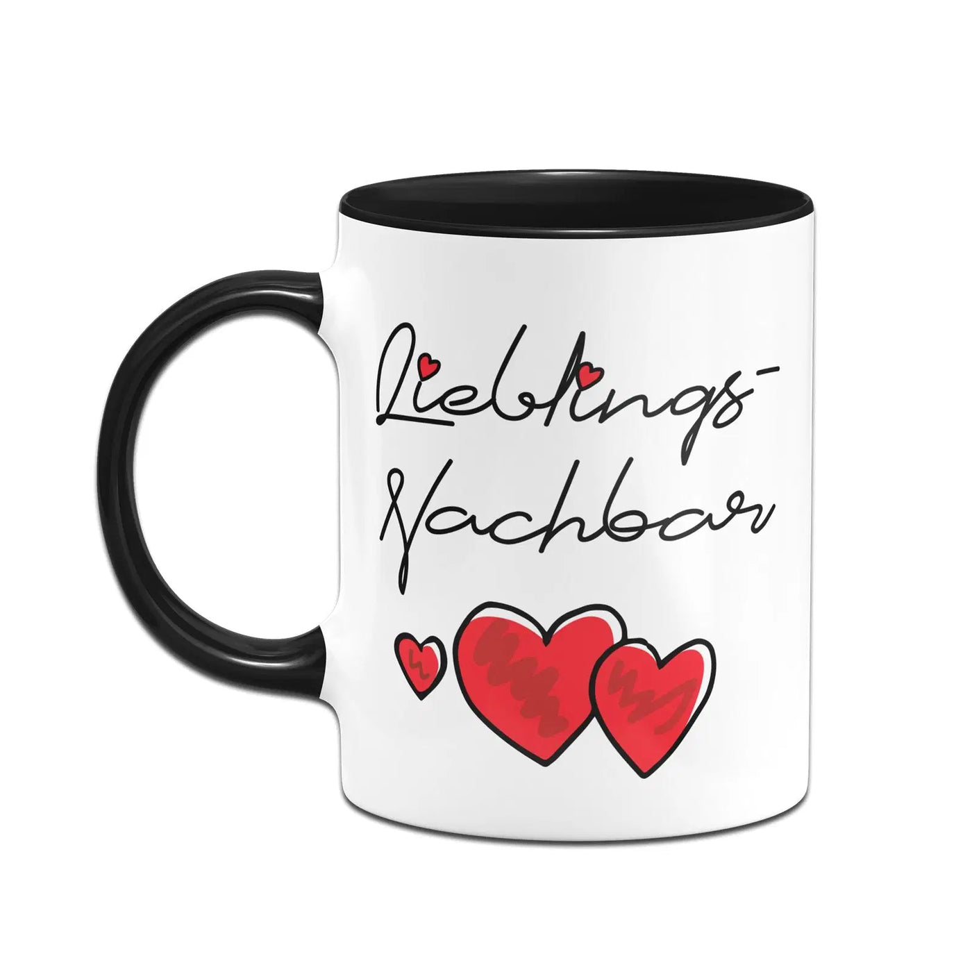 Bild: Tasse - Lieblings-Nachbar (Herzen) Geschenkidee