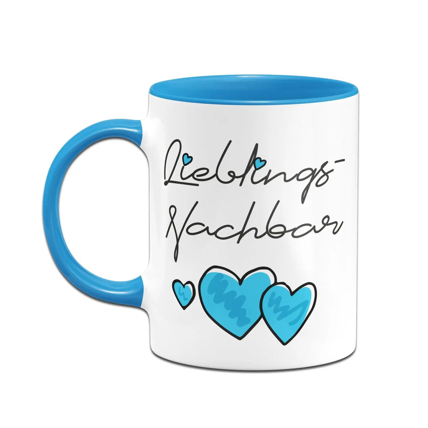 Bild: Tasse - Lieblings-Nachbar (Herzen) Geschenkidee