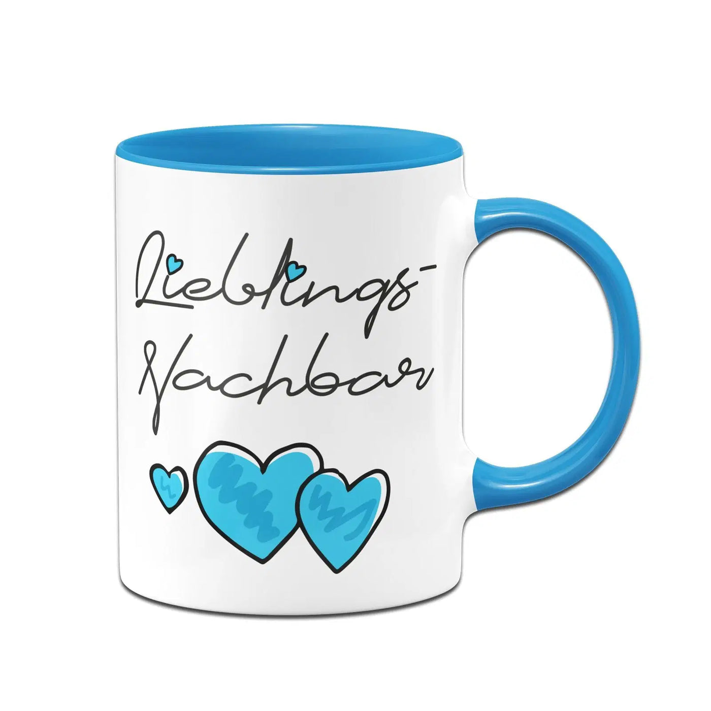 Bild: Tasse - Lieblings-Nachbar (Herzen) Geschenkidee