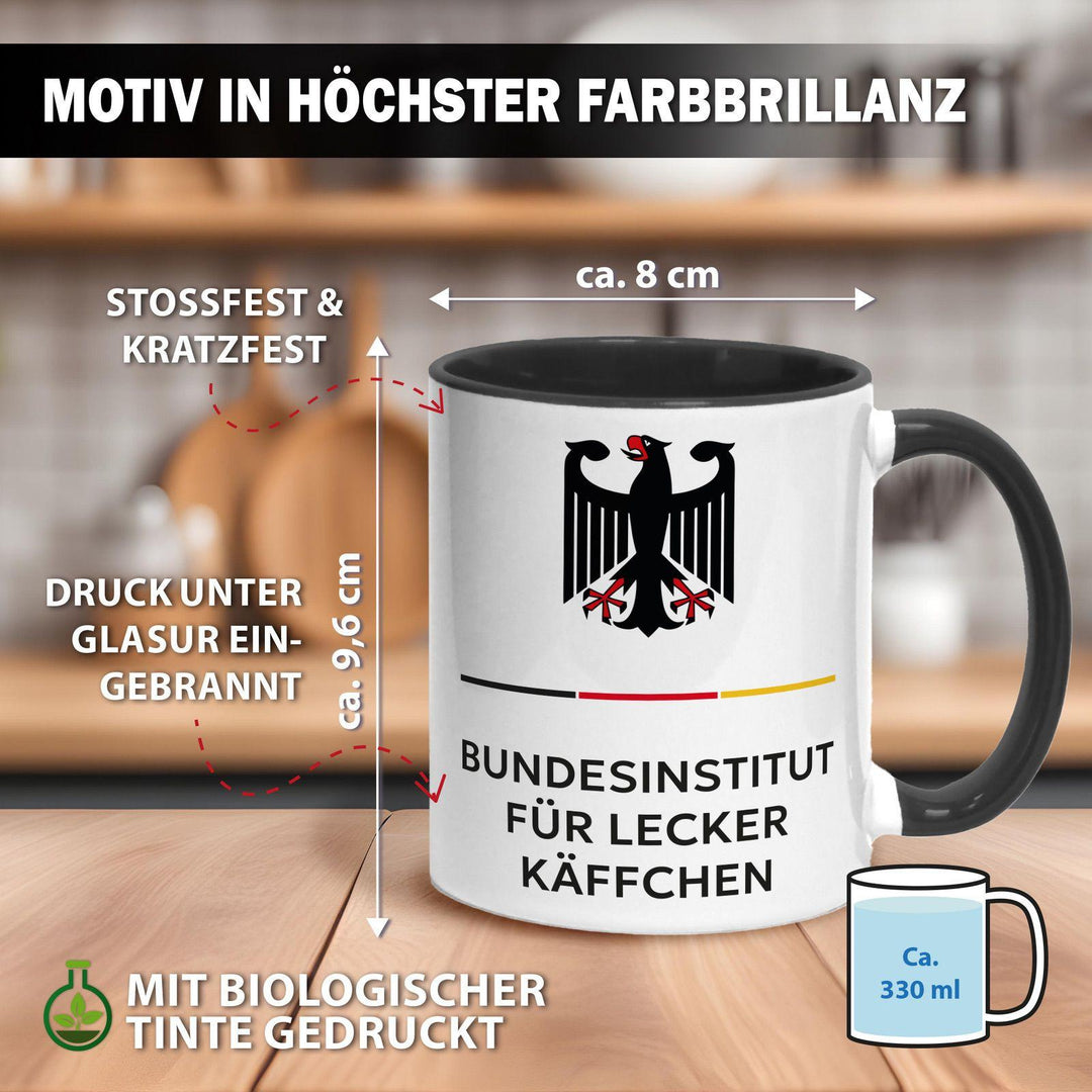 Büro-Tasse auf Arbeit - Bundesinstitut für lecker Käffchen