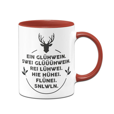 Bild: Tasse - Ein Glühwein, swei Glüüüühwein, Rei Lühwei Geschenkidee